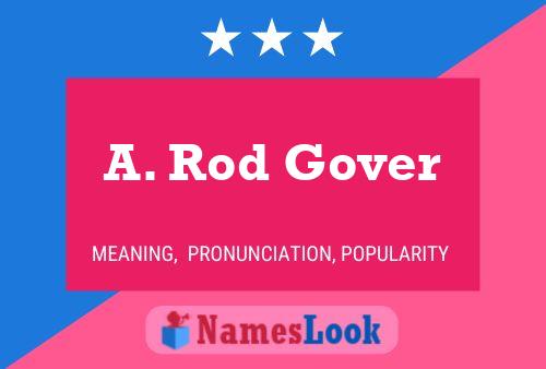 Постер имени A. Rod Gover