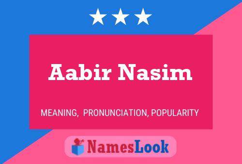 Постер имени Aabir Nasim