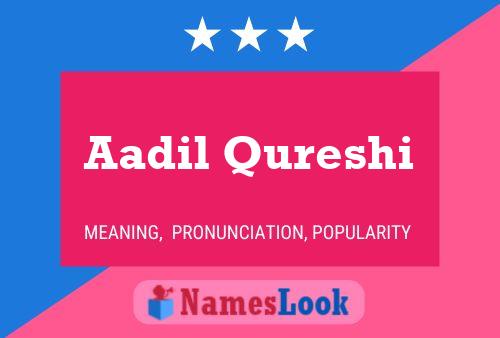 Постер имени Aadil Qureshi