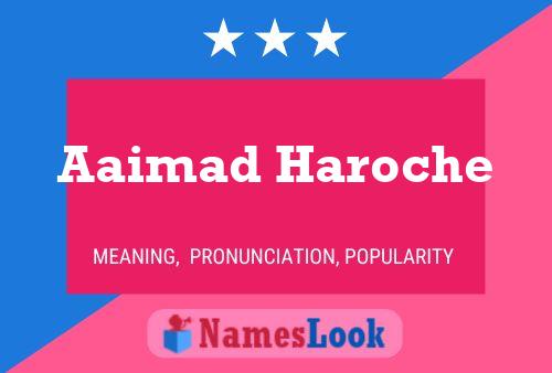 Постер имени Aaimad Haroche