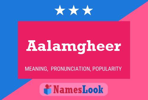 Постер имени Aalamgheer