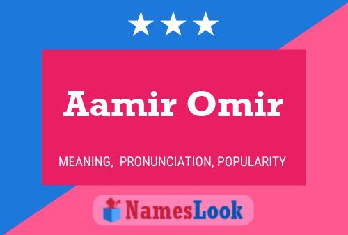 Постер имени Aamir Omir