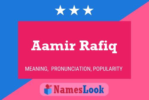 Постер имени Aamir Rafiq