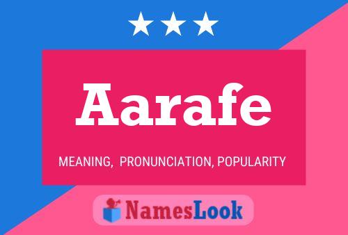 Постер имени Aarafe