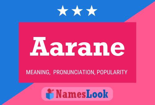 Постер имени Aarane