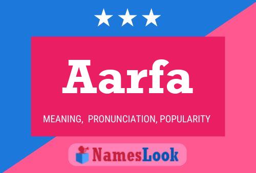 Постер имени Aarfa