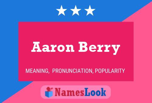 Постер имени Aaron Berry