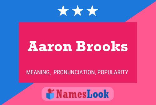 Постер имени Aaron Brooks