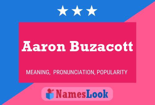 Постер имени Aaron Buzacott