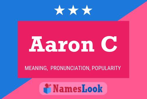 Постер имени Aaron C