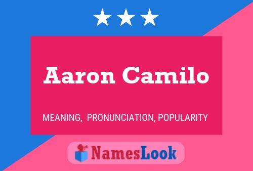 Постер имени Aaron Camilo