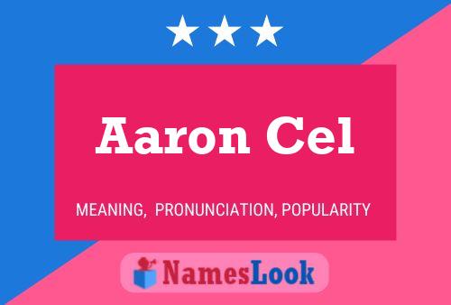 Постер имени Aaron Cel