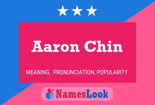 Постер имени Aaron Chin