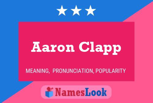 Постер имени Aaron Clapp