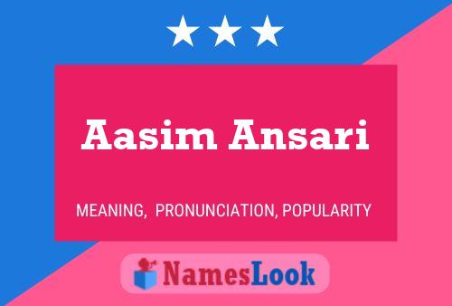 Постер имени Aasim Ansari