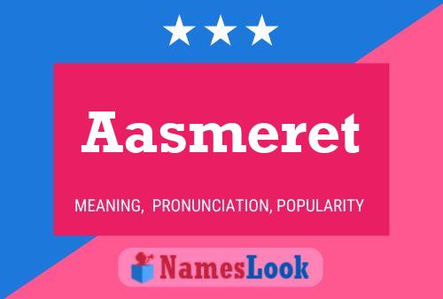 Постер имени Aasmeret