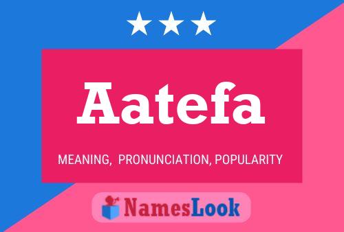 Постер имени Aatefa