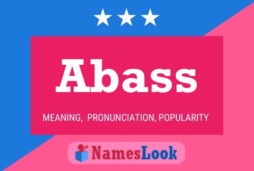 Постер имени Abass