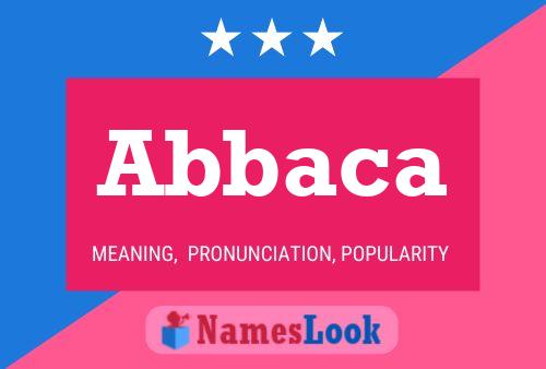 Постер имени Abbaca