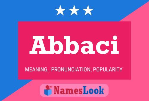 Постер имени Abbaci