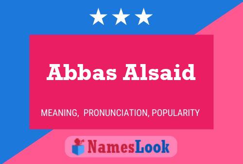 Постер имени Abbas Alsaid