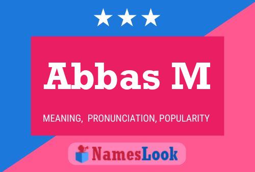 Постер имени Abbas M