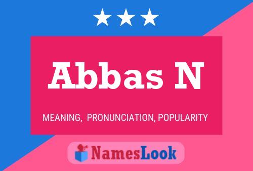 Постер имени Abbas N