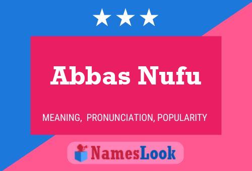 Постер имени Abbas Nufu