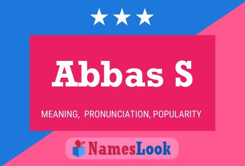 Постер имени Abbas S