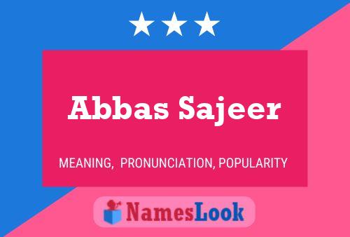 Постер имени Abbas Sajeer