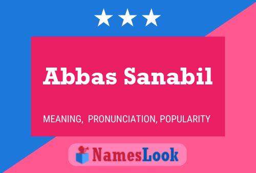 Постер имени Abbas Sanabil