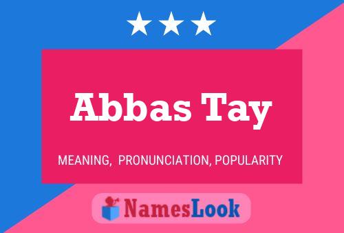 Постер имени Abbas Tay