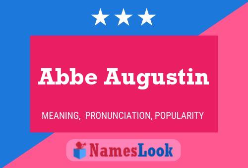 Постер имени Abbe Augustin