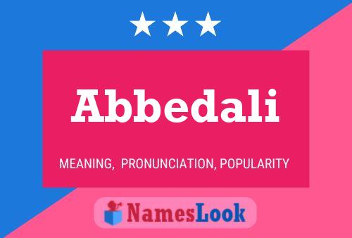 Постер имени Abbedali