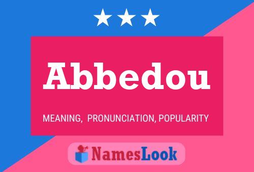 Постер имени Abbedou