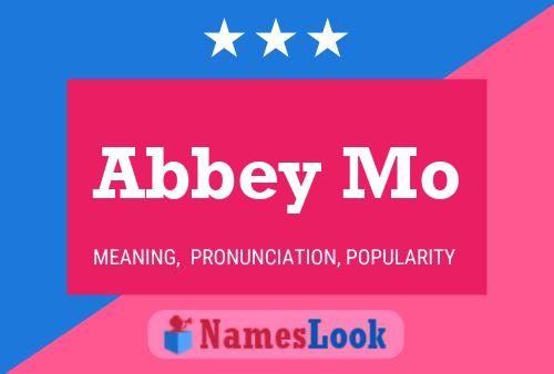 Постер имени Abbey Mo