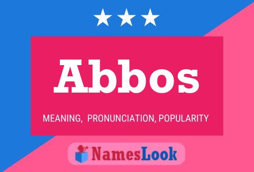 Постер имени Abbos