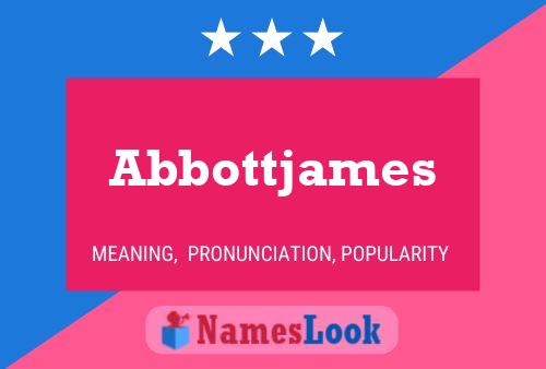 Постер имени Abbottjames