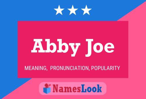 Постер имени Abby Joe