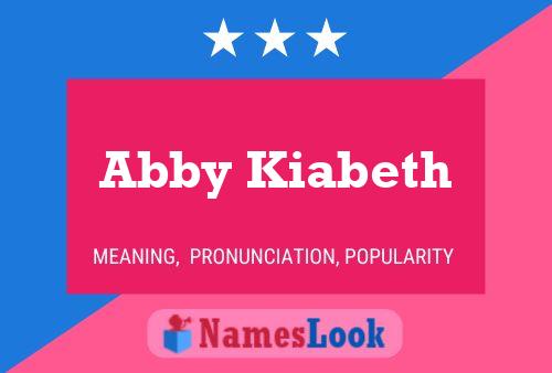 Постер имени Abby Kiabeth