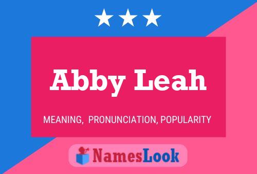 Постер имени Abby Leah