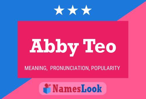 Постер имени Abby Teo