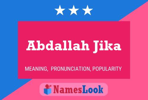 Постер имени Abdallah Jika