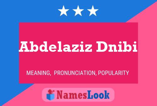 Постер имени Abdelaziz Dnibi