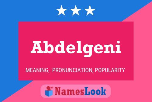 Постер имени Abdelgeni