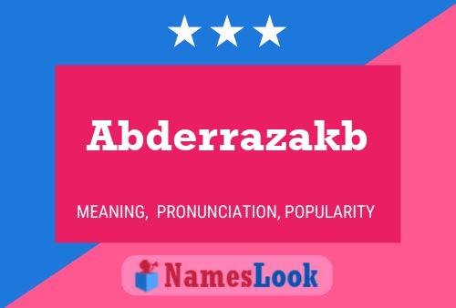 Постер имени Abderrazakb