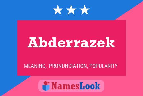 Постер имени Abderrazek