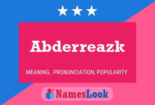 Постер имени Abderreazk