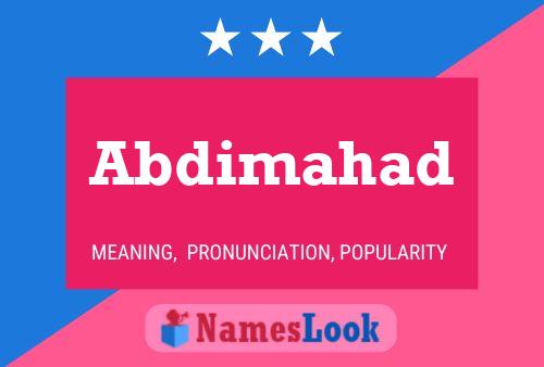 Постер имени Abdimahad