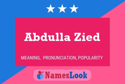 Постер имени Abdulla Zied